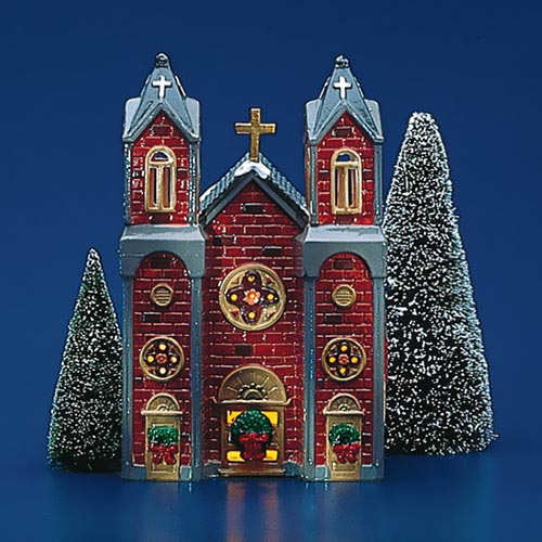 Department 56 セント・ニコラス大聖堂 クリスマスビレッジ2006年 Saint James Church 56.50687 – Department 56 Retirements