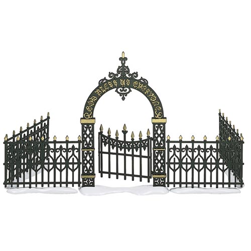 Victorian Wrought Iron Fence W