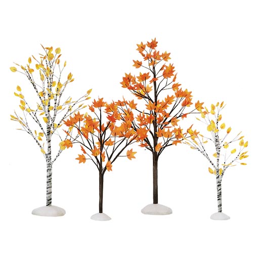 Village Autumn Maple/Birch Tre