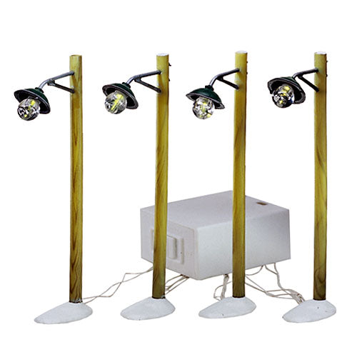 Village Country Road Lampposts