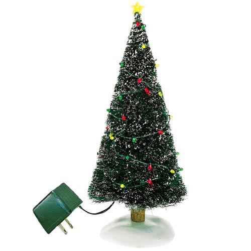 Village Twinkling Lit Town Tre