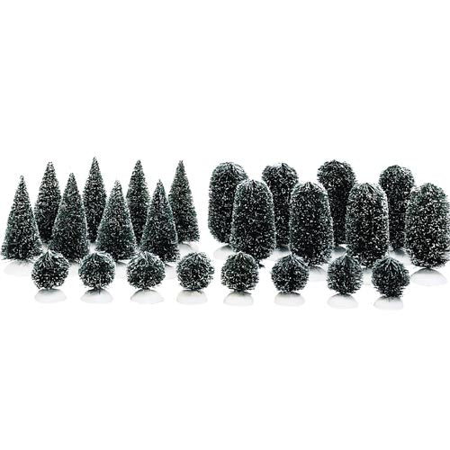 Village Frosted Shrubbery