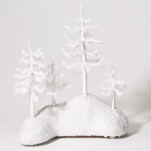 Fiber Optic Woods - White  Tre