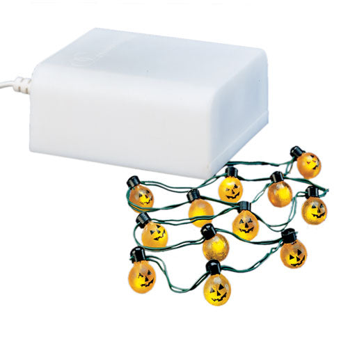 Jack-O'-Lantern String Of 12 L