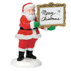 Village Santa Sign