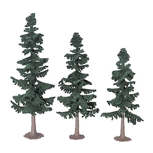 Flocked Pine Trees