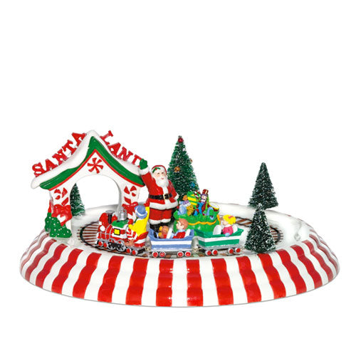 Outlets Dept 56 Santa on Railcar