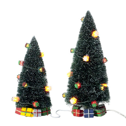 Lighted Christmas Gift Trees,