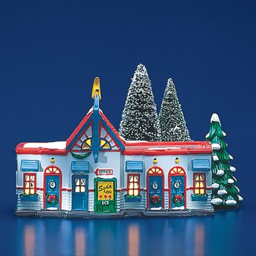 Dept 56 Original Snow Village - The Honeymooner shops Hotel 5401-1