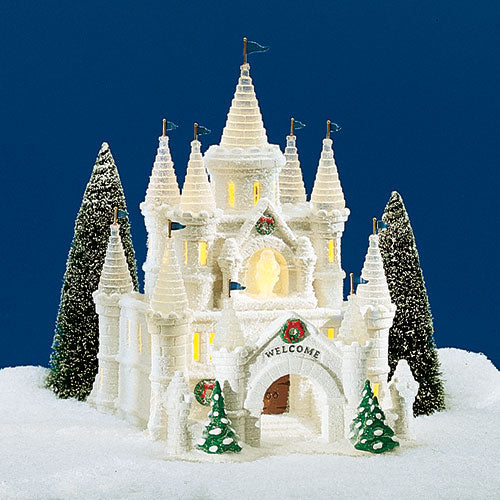 Department 56 Snow Village snow carnival ice offers palace