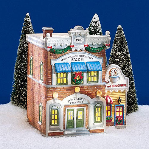 DEPT 56 CHRISTMAS IN THE CITY VILLAGE PRECINCT 25 POLICE STATION NIB DEPT 56 CHRISTMAS IN THE CITY VILLAGE PRECINCT 25 POLICE STATION NIB