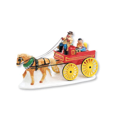 Department 56 Snow Village Hitch-Up The Buckboard - Thumbnail 5