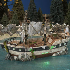 Dept 56 halloween Ship fashion of the Phantoms *RETIRED*