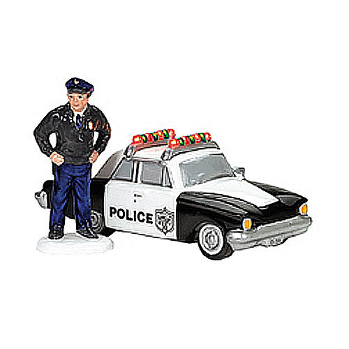 Dept sold 56 A Christmas Story Police Car