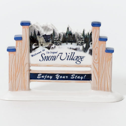 Welcome To Snow Village Popula