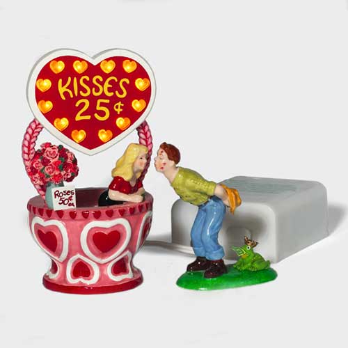 Department 56 Kisses-25 Cents (Set Of 2) MINT shops CONDITION