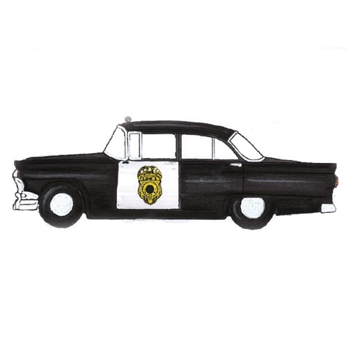 1956 Ford Mainline Police Seda