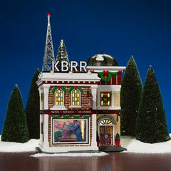 (Stor) Department 56 KBRR TV The factory Original Snow Village {2003} W/Original Box