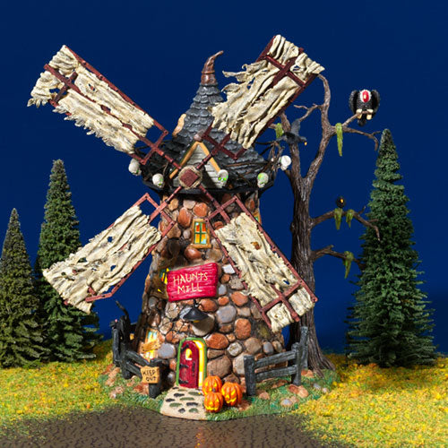 レア★ヴィンテージ・ランプ Department 56 アメリカンレトロ Haunted Windmill 56.55345 – Department 56 Retirements