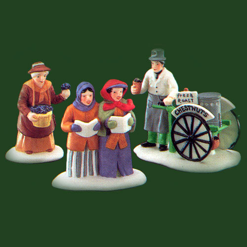 Violet Vendor/Carolers/Chestnu