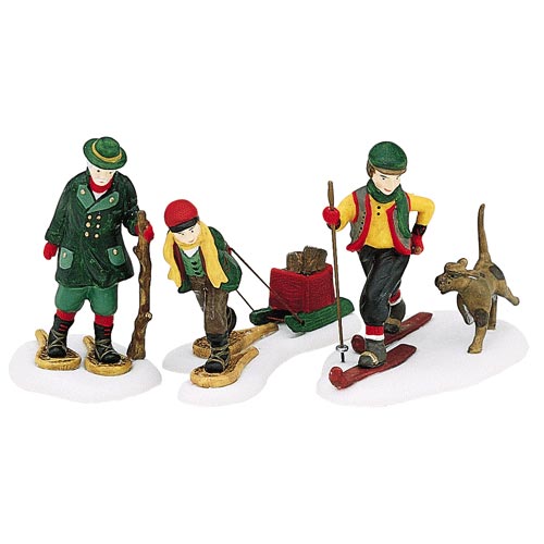 Trekking In The Snow