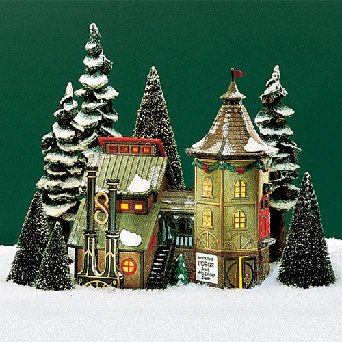 1990年 陶器 サンタクロースの家 NORTH POLE SERIES 1990年 陶器 サンタクロースの家 NORTH POLE SERIES