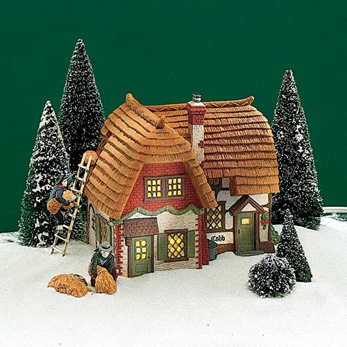 小物 ELECTRIC COTTAGE Foxmore Cottage, Set of 2 4054775 – Department 56 Retirements