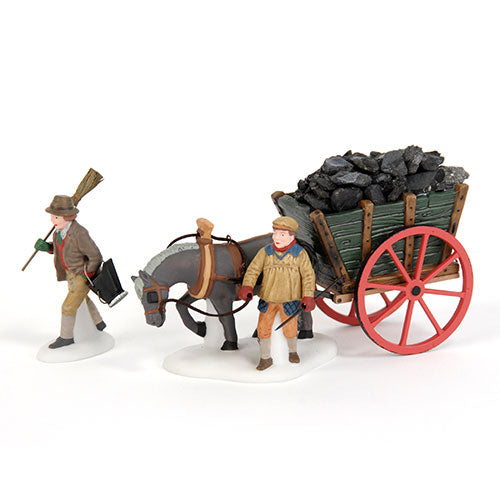 Department 56 Dickens' Village Delivering Coal For The Hearth