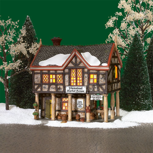 Dept 56 Dickens Village Lighted Building #58737 - PLUMSTEAD MARKET hotsell HOUSE