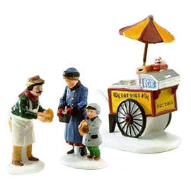 50s スパゲッティプードル　オブジェ　ビンテージ　コレクター Hot Dog Vendor 56.58866 – Department 56 Retirements