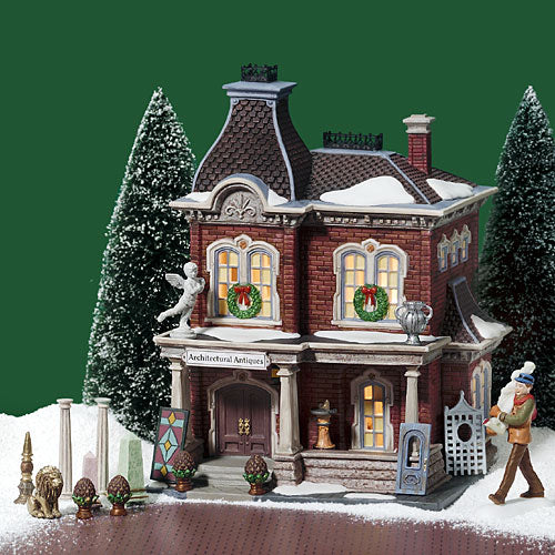  Department 56 Christmas in The City Village Uptown Chess Club  Lit Building, 8.7 Inch, Multicolor : Home & Kitchen