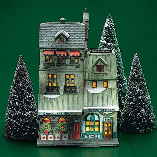 Buy Dept 56: 5th Avenue Salon Christmas in the City Department 56 RETIRED,  Vintage Christmas Village Scene, Lighted Porcelain House Online in India 