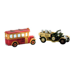 City Bus & Milk Truck