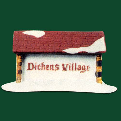 Dickens' Village Sign