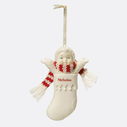 Nicholas Stocking Ornament