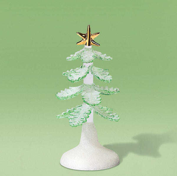 Large Glittered Glass Tree