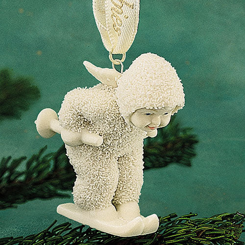 Let's Go Skiing Miniature Orna