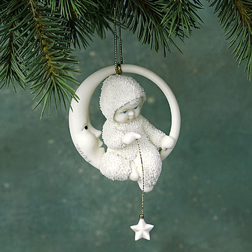 Baby In The Moon Ornament