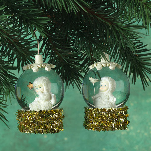 Christmas Star Waterglobe Orn